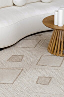 Cream Alba Beige هندسی راه راه-thumb