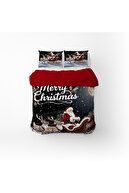 MOONLIGHT SANTA CLAUS AND DEER