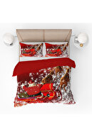 SANTA CLAUS FLYING DEER