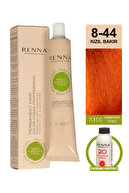 0218-07  renさま Renna Bitkisel Saç Boyası 8-3 Açık Kumral Dore 60 ml - Oksidan