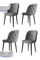 Metal, Chair Gray Legs Brown
