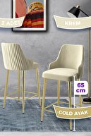 Cream Chair Gold Plated Leg