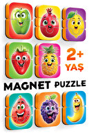 میوه های پازل آهن ربا 8pcs 2-3 قسمت پازل مگنت 2 سن-thumb