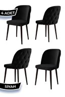 Metal, Chair Black Legs Brown