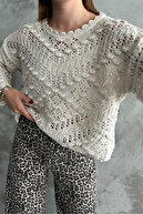 ژاکت بافتنی فصلی طرح دار زنانه-thumb