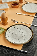 سرویس صبحانه 14 عددی سرامیک پولکا دات لوکس برای 6 نفر-thumb