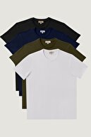 WHITE-BLACK-LACIVERT-KHAKI