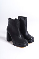 چکمه های پلت فرم زنانه سیاه پوست BG1115-116-0001-thumb