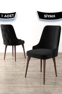 Chair Black Feet Walnut