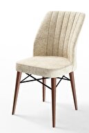 CREAM / WALNUT LEGS
