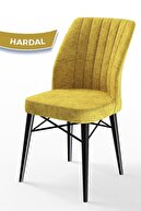 Chair Mustard Leg Black