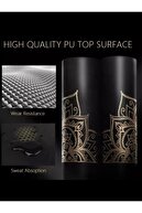 تشک یوگا با کیفیت ممتاز سری 5 میلی متری طلایی مشکی-thumb