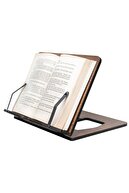 Vigo Wood Ahşap Kitap Okuma ve Tablet Standı Ceviz
