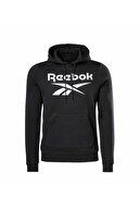 Reebok Identity Fleece Kapüşonlu Sweatshirt Siyah