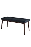 Bench Anthracite Feet Walnut