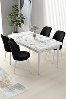 Table White/Chairs Black