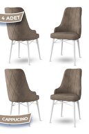 Chair Cappuccino Legs White