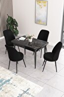 Table Black/Chairs Black