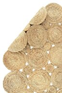 خورش Ca-104 فرش طبیعی طبیعی جوت فرش دستبافت حصیری فرش تزئینی جوت بافتنی فرش قدیمی فرش جوت-thumb