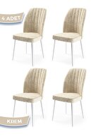 Chair Cream Legs White