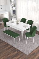 Table White Chairs Navy
