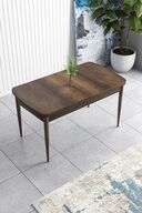 Table Black Marble Chairs Rose Dust