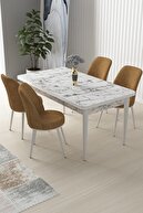 Table White/Chairs Cappuccino