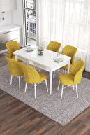 Table White Chairs and Bench Pink