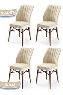 Chair Cream Feet Walnut
