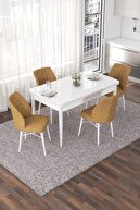Table White Chairs Cappuccino
