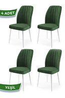 Chair Khaki Green Legs White