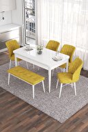 Table White Chairs Pink
