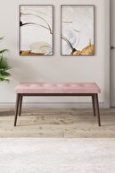 Bench Pink Feet Walnut