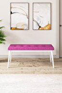 Bench Purple Feet White