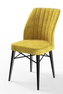 Chair Mustard Legs Black