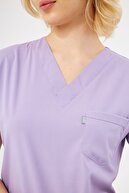 لیکرا لیکرا یونیسکس آستین خفاشی لباس بیمارستانی ست لباس پرستار و پزشک-thumb