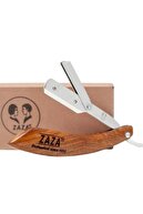 تیغ با دسته چوبی - تیغ کلاسیک در یک جعبه ویژه برای اصلاح حرفه ای-thumb