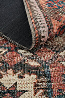 فرش خصوصی بورگوندی با طرح قومی فرش بافته شده معتبر شنیل قابل شستشو فرش اتاق نشیمن قدیمی قدیمی-thumb