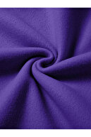 Unisex Women/Men NEVER Colorful اورسایز یقه گرد سوئیشرت پنبه ای-thumb