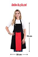 ست 5 تایی پیش بند آشپزخانه ستاره دار با آویز قابل تنظیم (پیش بند حوله ای با چوب لباسی تنظیمی، کلاه، دستکش، دسته)-thumb