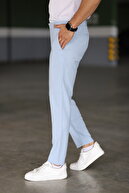 رنگ آبی یخ مردان با کیفیت انعطاف پذیر پارچه لیکرا مچ دست-thumb