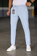 رنگ آبی یخ مردان با کیفیت انعطاف پذیر پارچه لیکرا مچ دست-thumb