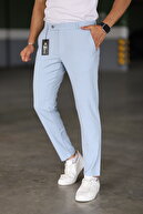 رنگ آبی یخ مردان با کیفیت انعطاف پذیر پارچه لیکرا مچ دست-thumb