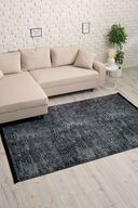 فرش 7807 با پایه شنل قابل شستشو با پایه آنتراسیت طرح دار اسکاندیناوی-thumb