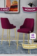 Damson Chair Gold Plated Leg