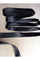 روبان ساتن مشکی عرض 2 سانتی متر (10 متر) .. (یک توپ)، ساتن، ساتن، روبان، روبان-thumb