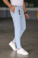 رنگ آبی یخ مردان با کیفیت انعطاف پذیر پارچه لیکرا مچ دست-thumb