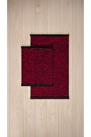 ست حمامی دو تکه پایه غیر لغزنده روتی 60x100 50x60 سانتی متری شنل مدرن قابل شستشو با ماشین لباسشویی-thumb