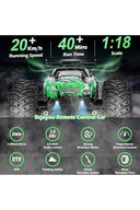 کنترل از راه دور عملکرد کامل 2.4 گرم 1:18 قابل شارژ اتومبیل جاده ای بلند با چراغ های LED-thumb