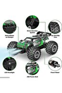 کنترل از راه دور عملکرد کامل 2.4 گرم 1:18 قابل شارژ اتومبیل جاده ای بلند با چراغ های LED-thumb